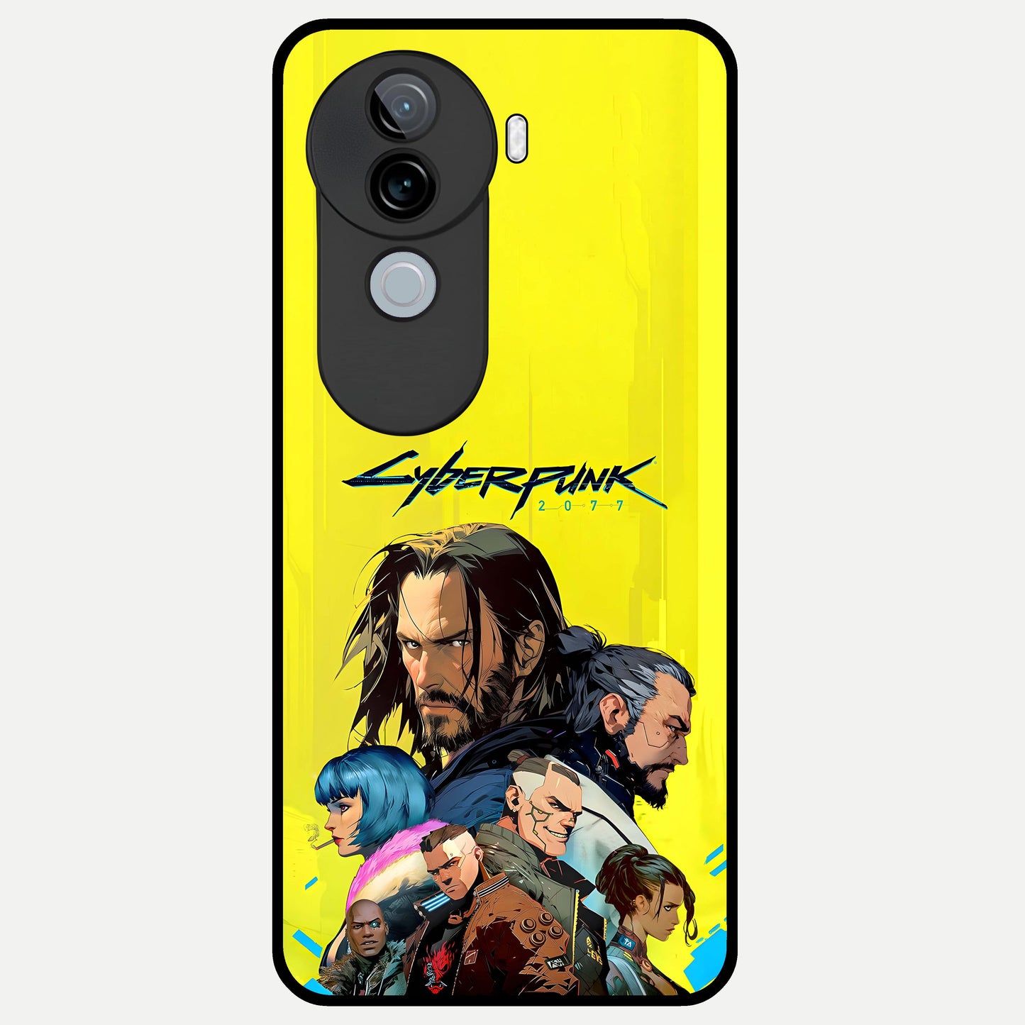  Neon Rebel Genesis Glass Case for iQOO Z9s back cover – full design glossy printed glass finish