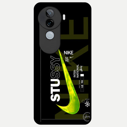  Neon Street Edition Glass Case for iQOO Z9s back cover – full design glossy printed glass finish