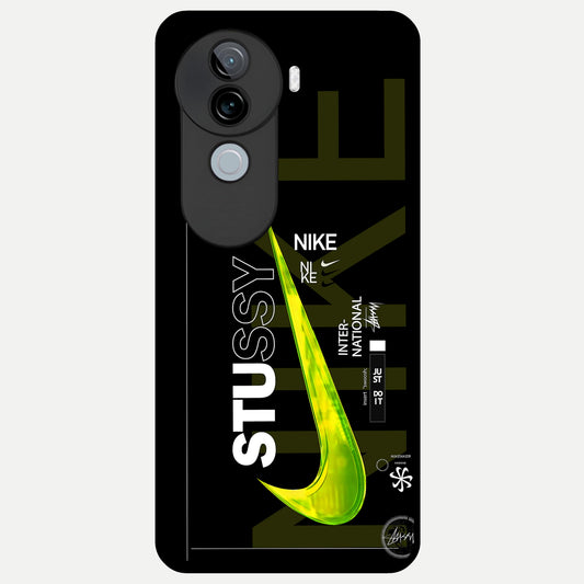  Neon Street Edition Glass Case for iQOO Z9s back cover – full design glossy printed glass finish