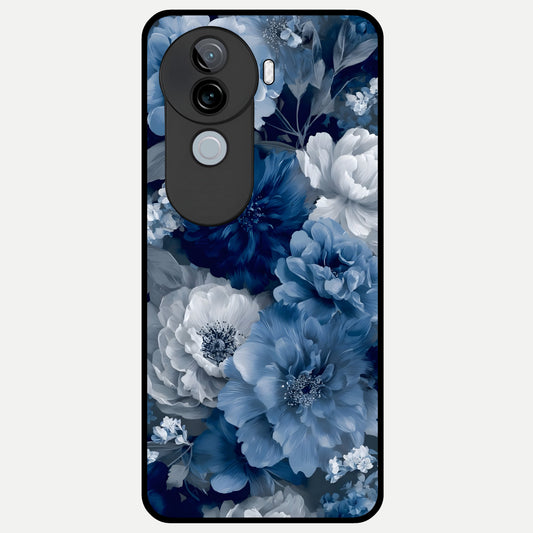  Royal Bloom Garden Glass Case for iQOO Z9s back cover – full design glossy printed glass finish