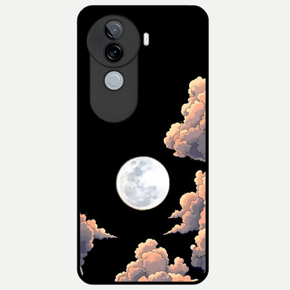  Shade Cloud Moon Glass Case for iQOO Z9s back cover – full design glossy printed glass finish
