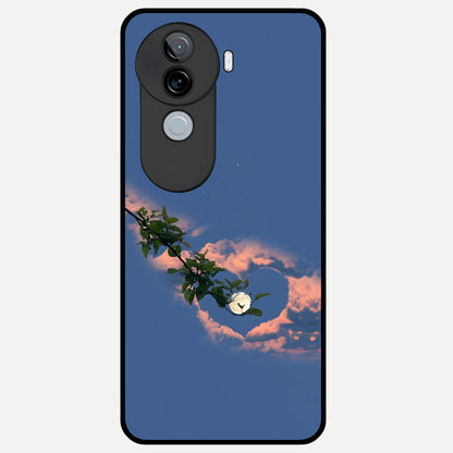  Sky Under Tree Glass Case for iQOO Z9s back cover – full design glossy printed glass finish
