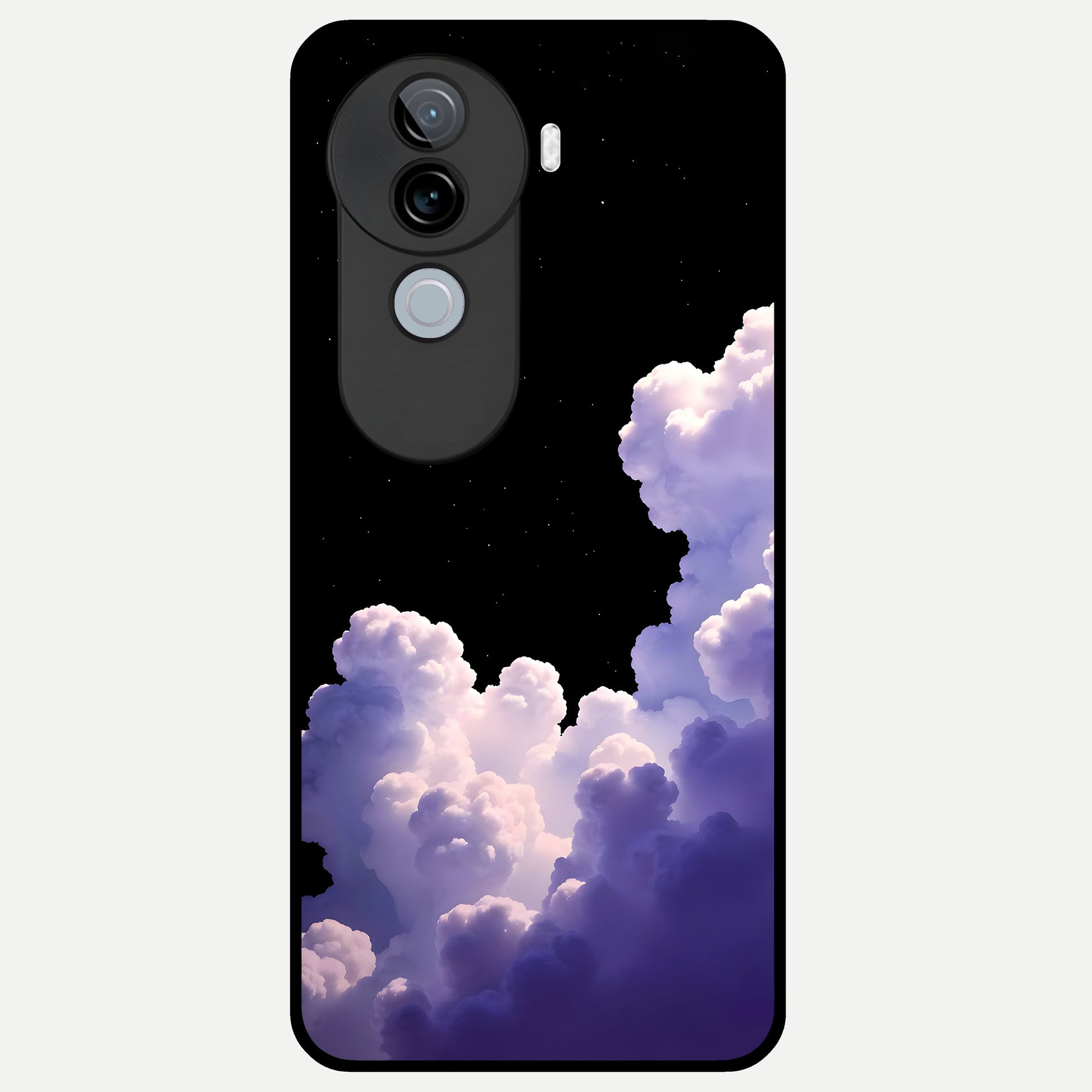  Starlit Night Whispers Glass Case for iQOO Z9s back cover – full design glossy printed glass finish