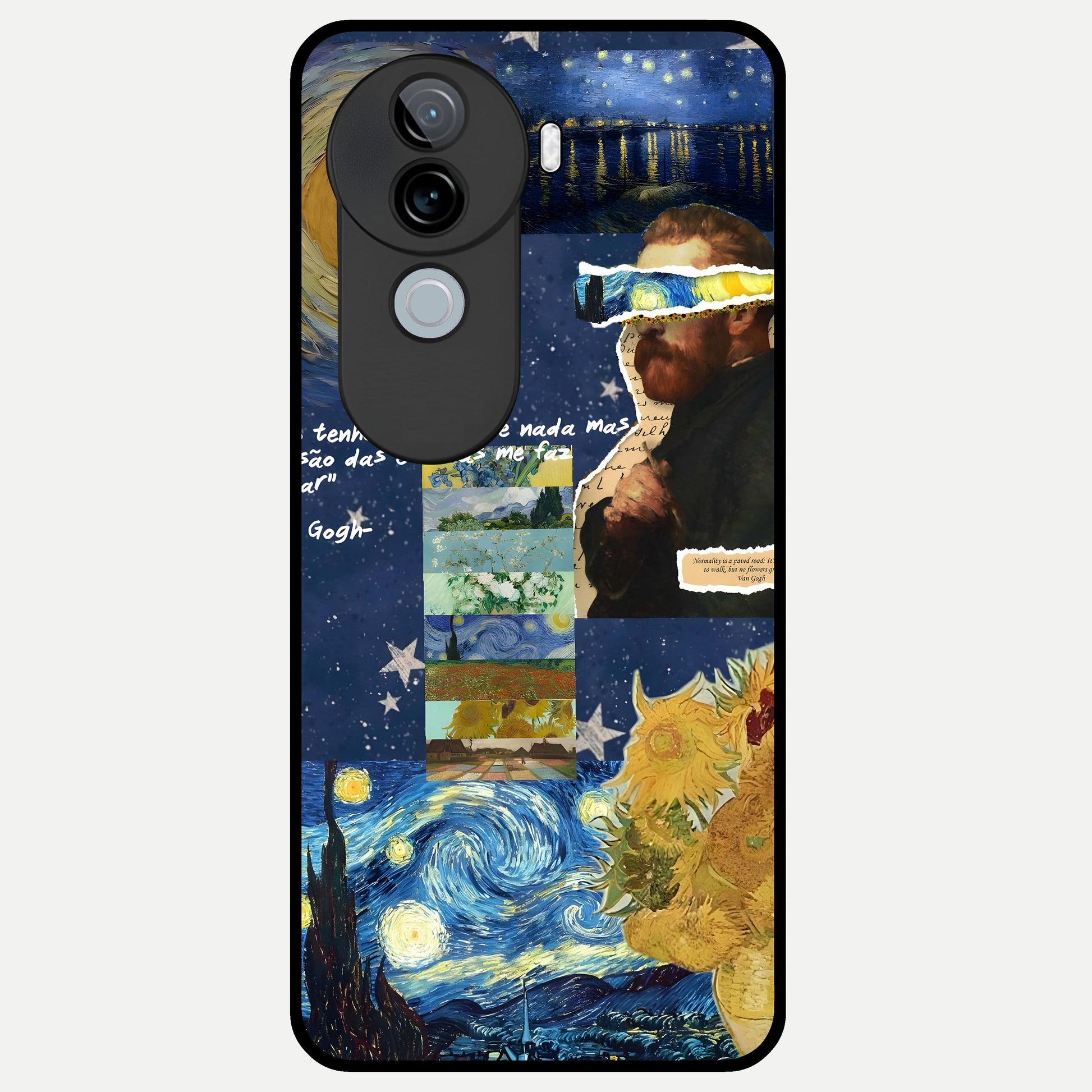  Starry Dream Vision Glass Case for iQOO Z9s back cover – full design glossy printed glass finish