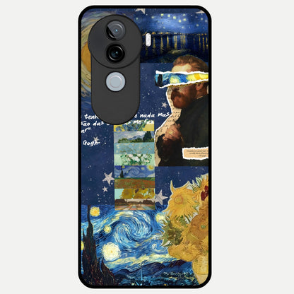  Starry Dream Vision Glass Case for iQOO Z9s back cover – full design glossy printed glass finish