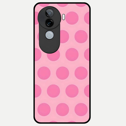  Sweet Dot Dreams Glass Case for iQOO Z9s back cover – full design glossy printed glass finish