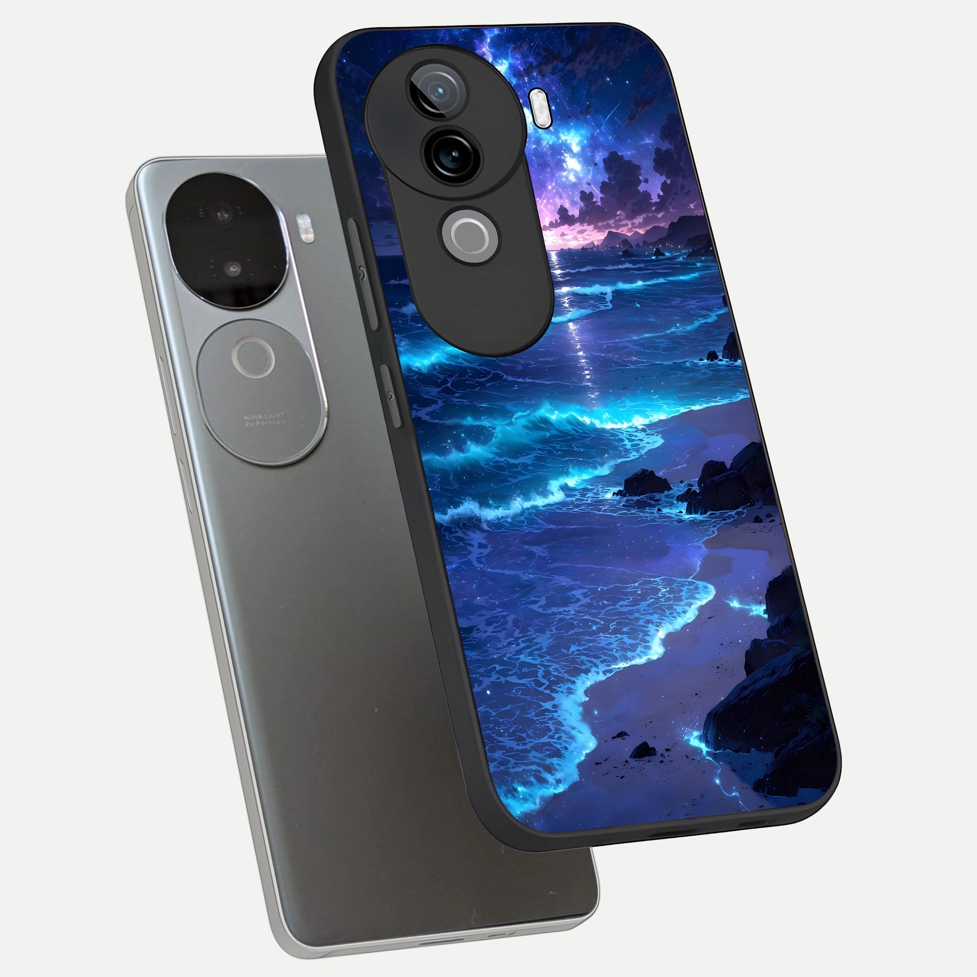  Classic Damn Look phone case for iQOO Z9s showing premium glass back cover with detailed artwork