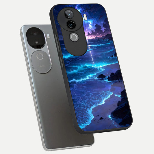  Classic Damn Look phone case for iQOO Z9s showing premium glass back cover with detailed artwork