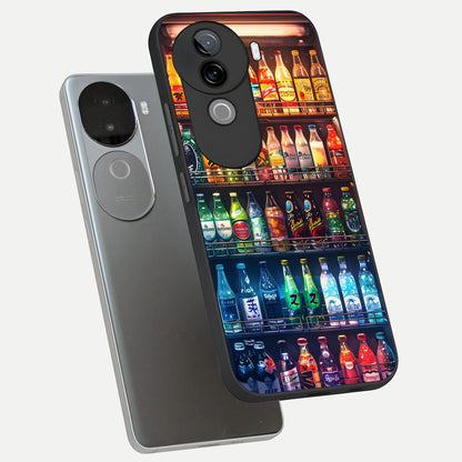  Colorfull Tree phone case for iQOO Z9s showing premium glass back cover with detailed artwork