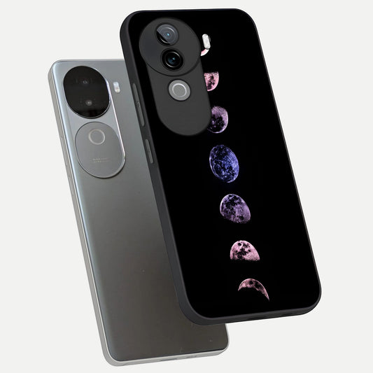  Crimson All Planets phone case for iQOO Z9s showing premium glass back cover with detailed artwork