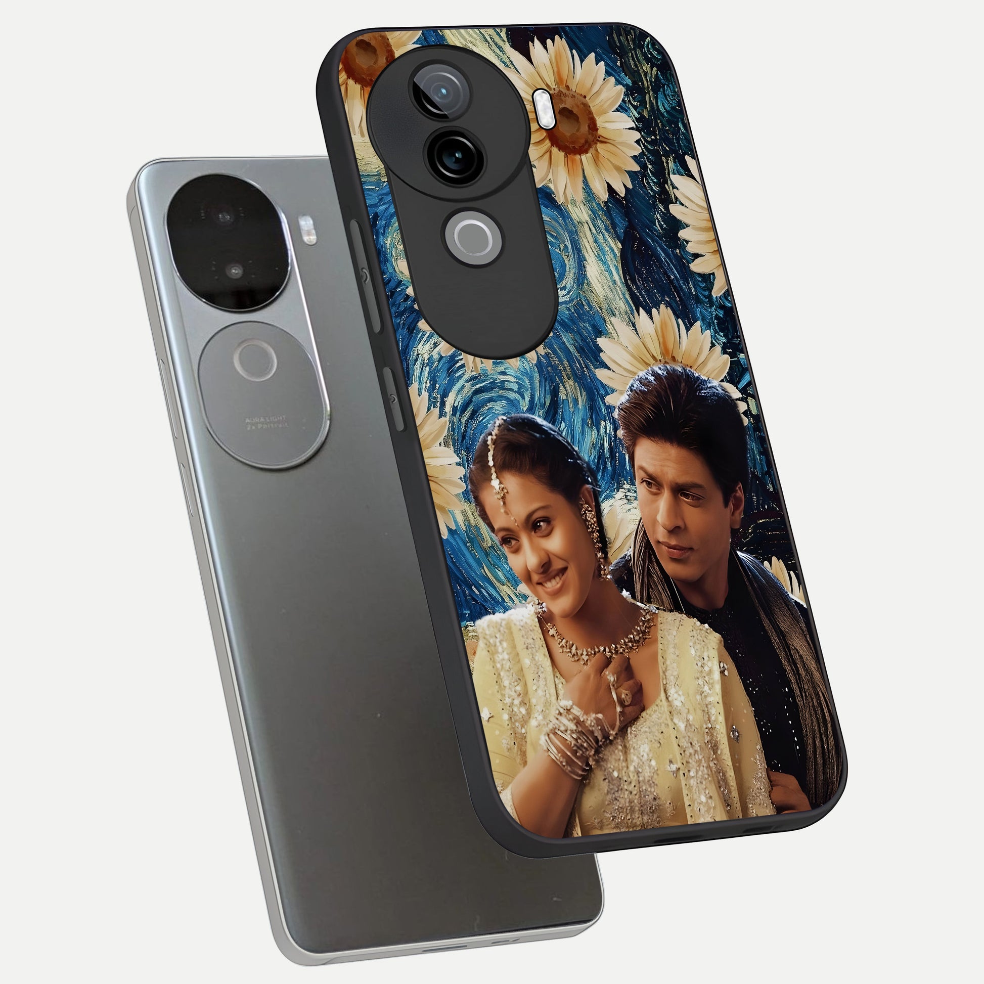  Eternal Love Story phone case for iQOO Z9s showing premium glass back cover with detailed artwork