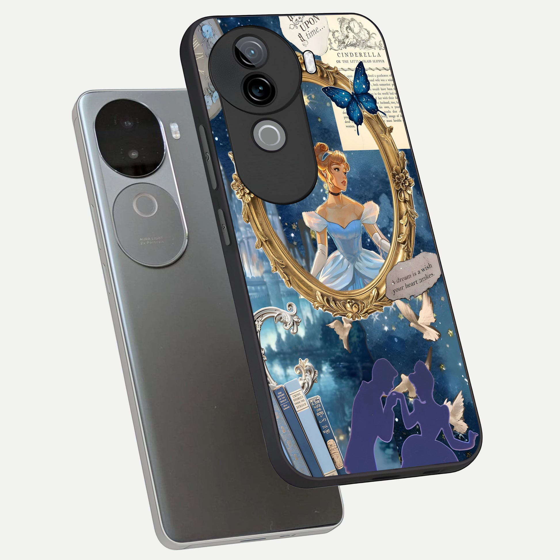  Midnight Queen phone case for iQOO Z9s showing premium glass back cover with detailed artwork