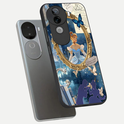  Midnight Queen phone case for iQOO Z9s showing premium glass back cover with detailed artwork