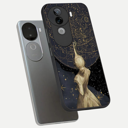  Taylor Swift Girl phone case for iQOO Z9s showing premium glass back cover with detailed artwork