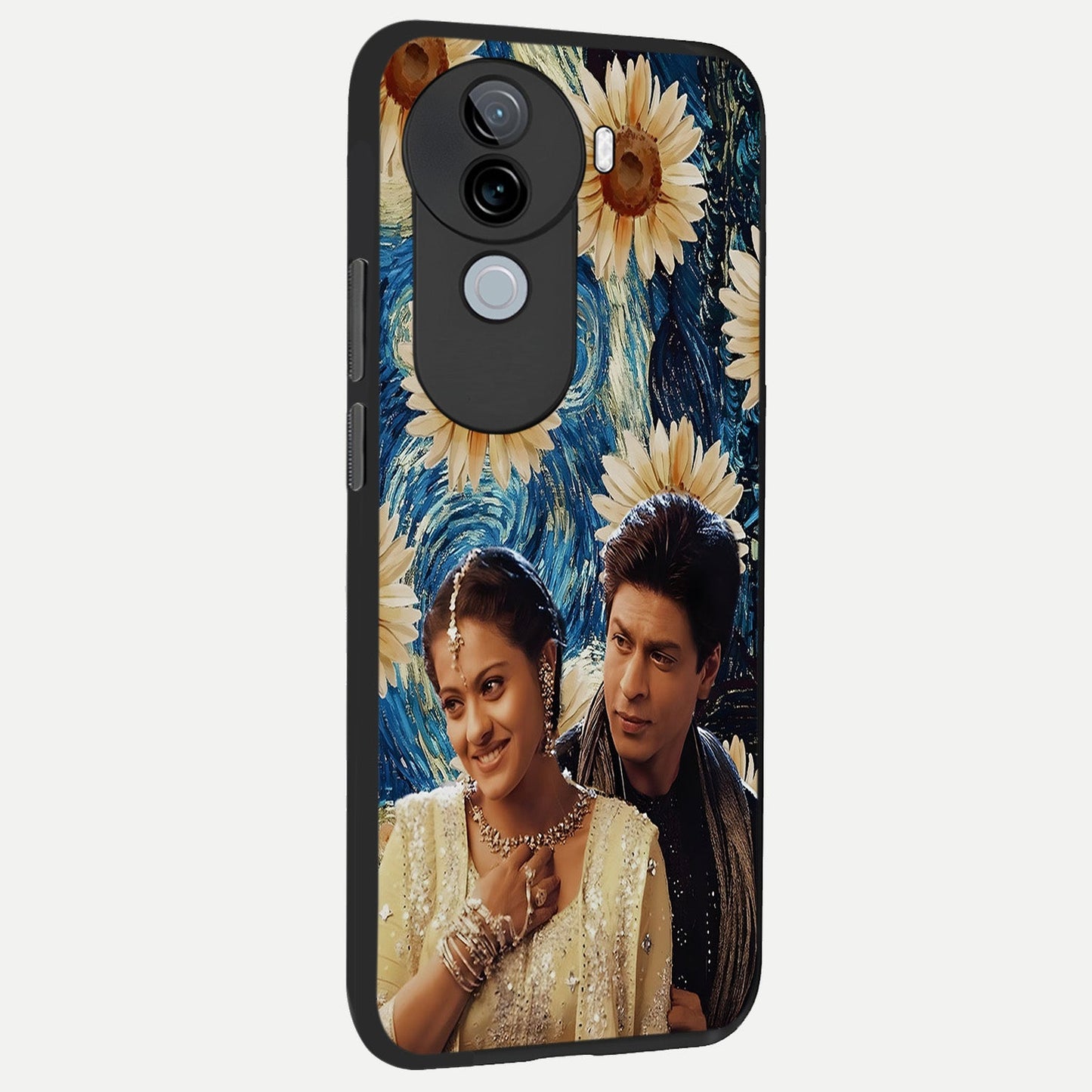  Eternal Love Story back cover for iQOO Z9s slim fit glass case with vibrant aesthetic design