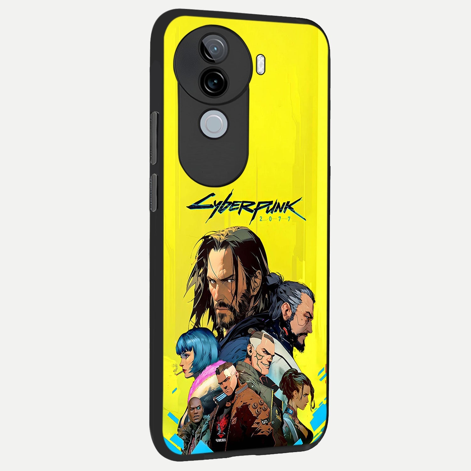  Neon Rebel Genesis back cover for iQOO Z9s slim fit glass case with vibrant aesthetic design