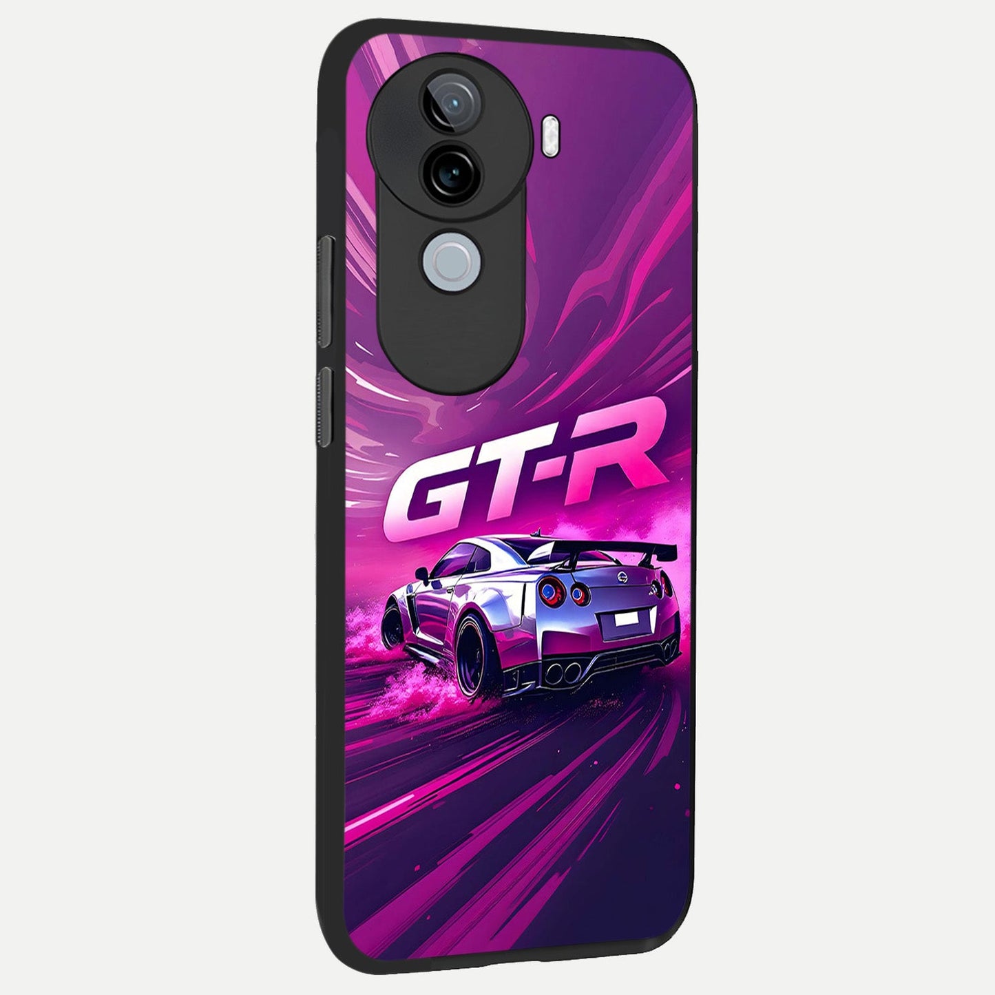  Speed Drift Legend back cover for iQOO Z9s slim fit glass case with vibrant aesthetic design