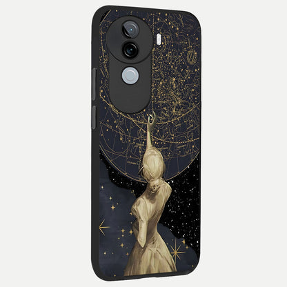 Taylor Swift Girl back cover for iQOO Z9s slim fit glass case with vibrant aesthetic design