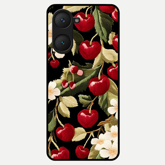  Blooming Spendor Bird Glass Case for iQOO Z9 lite back cover – full design glossy printed glass finish
