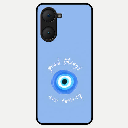  Bright Future Ahead Glass Case for iQOO Z9 lite back cover – full design glossy printed glass finish