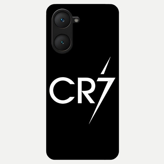  CR7 Elite Strike Glass Case for iQOO Z9 lite back cover – full design glossy printed glass finish