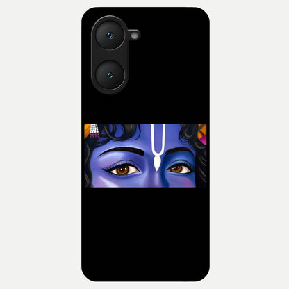  Krishna Eye Glass Case for iQOO Z9 lite back cover – full design glossy printed glass finish