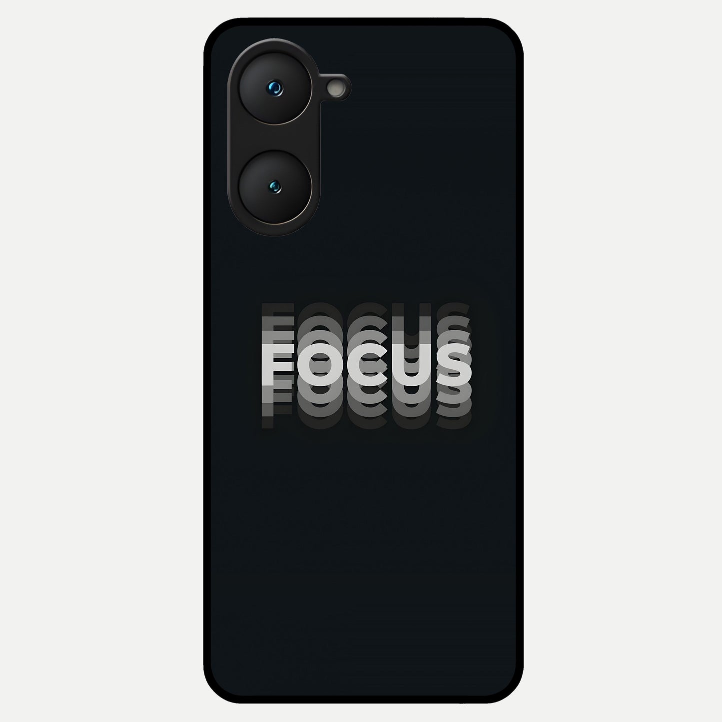  Mono Focus Vision Glass Case for iQOO Z9 lite back cover – full design glossy printed glass finish