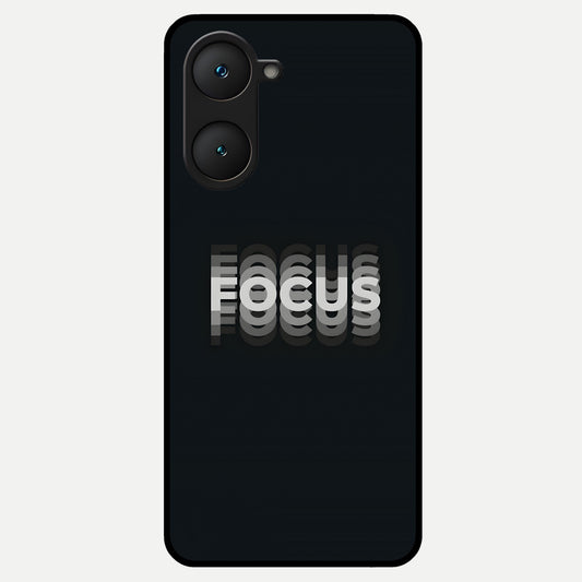  Mono Focus Vision Glass Case for iQOO Z9 lite back cover – full design glossy printed glass finish