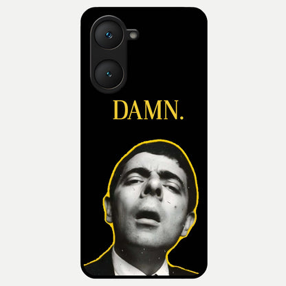  Mr Bean Damn Glass Case for iQOO Z9 lite back cover – full design glossy printed glass finish