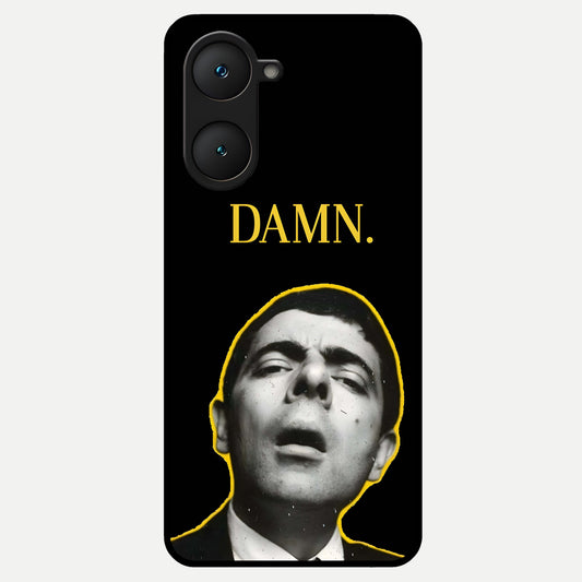  Mr Bean Damn Glass Case for iQOO Z9 lite back cover – full design glossy printed glass finish