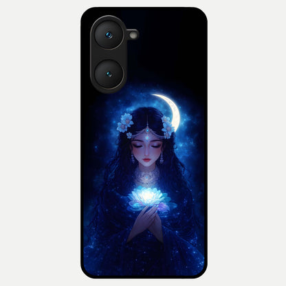  Mystic Moon Queen Glass Case for iQOO Z9 lite back cover – full design glossy printed glass finish