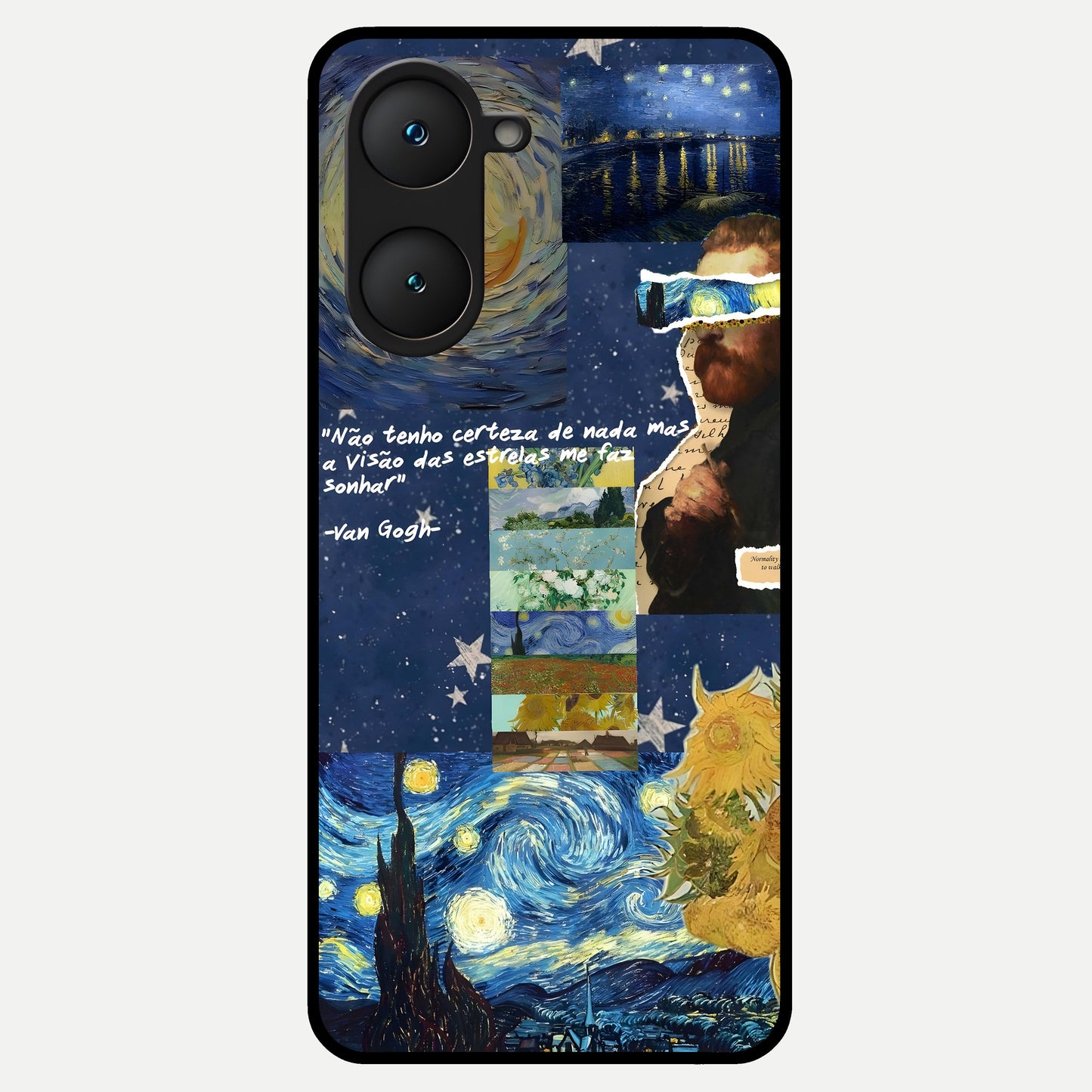  Starry Dream Vision Glass Case for iQOO Z9 lite back cover – full design glossy printed glass finish