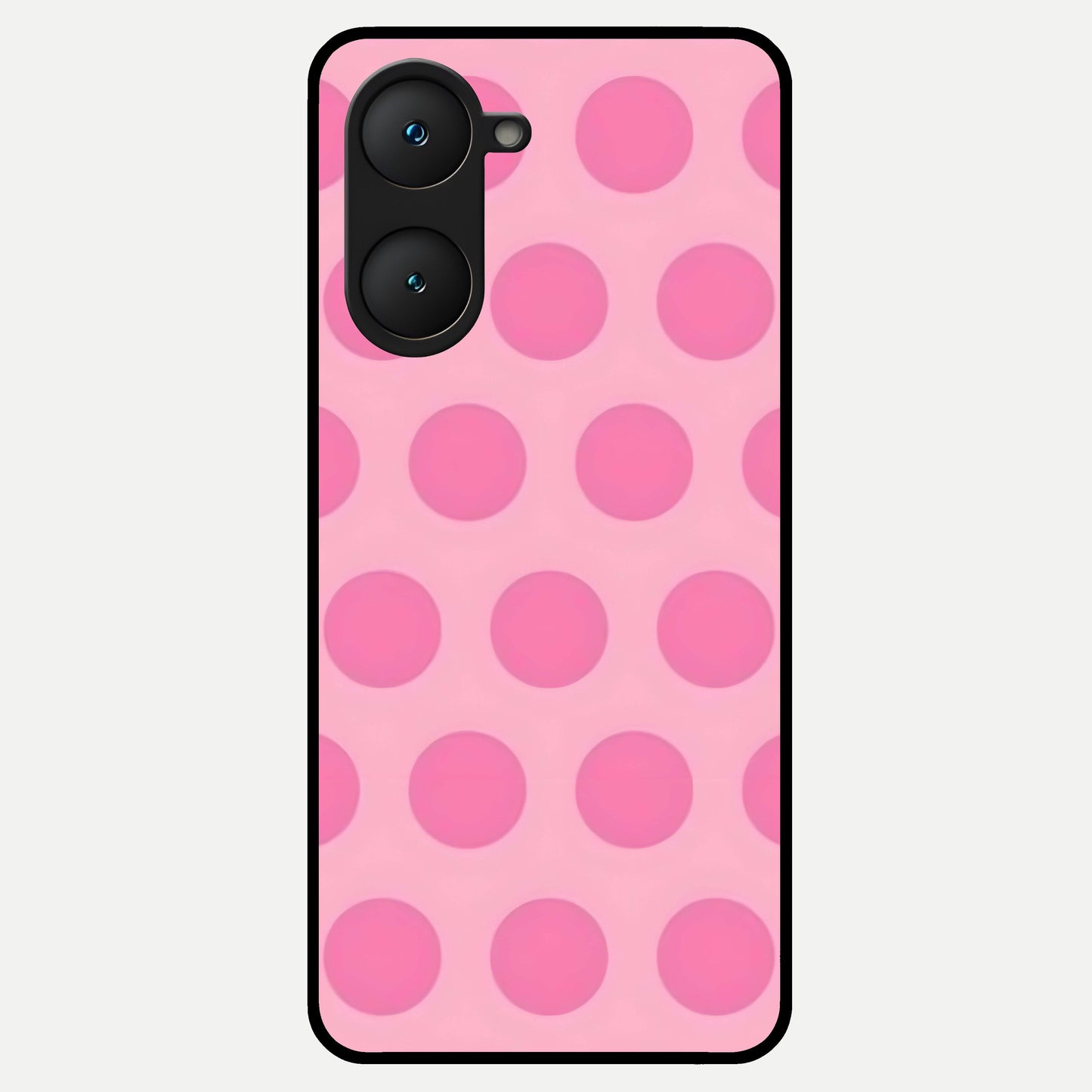  Sweet Dot Dreams Glass Case for iQOO Z9 lite back cover – full design glossy printed glass finish