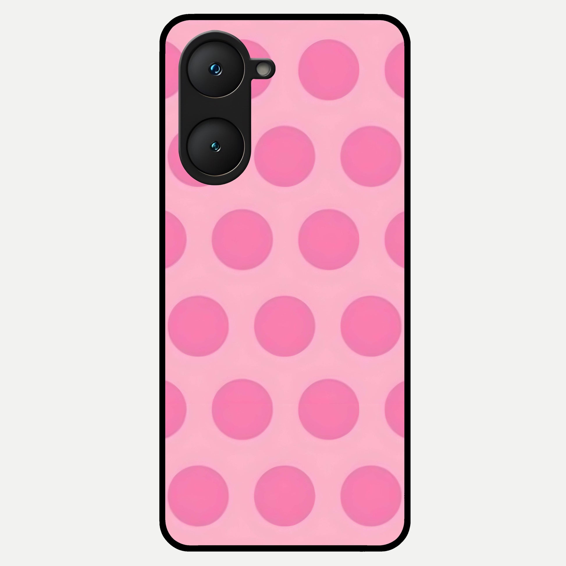  Sweet Dot Dreams Glass Case for iQOO Z9 lite back cover – full design glossy printed glass finish