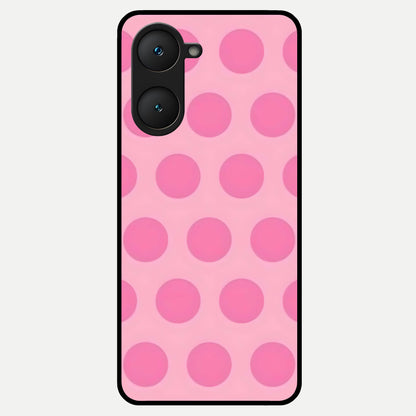  Sweet Dot Dreams Glass Case for iQOO Z9 lite back cover – full design glossy printed glass finish