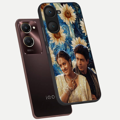  Eternal Love Story phone case for iQOO Z9 lite showing premium glass back cover with detailed artwork