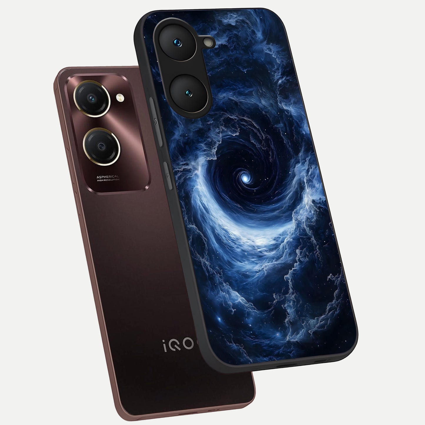  Stunning Galaxy phone case for iQOO Z9 lite showing premium glass back cover with detailed artwork