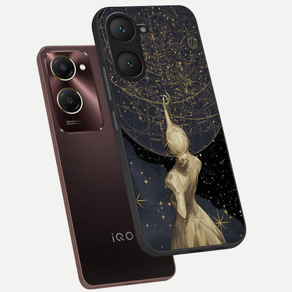  Taylor Swift Girl phone case for iQOO Z9 lite showing premium glass back cover with detailed artwork