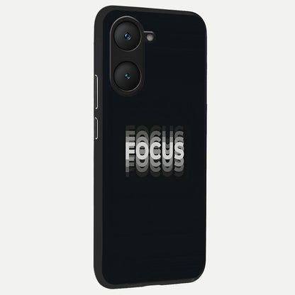  Mono Focus Vision back cover for iQOO Z9 lite slim fit glass case with vibrant aesthetic design