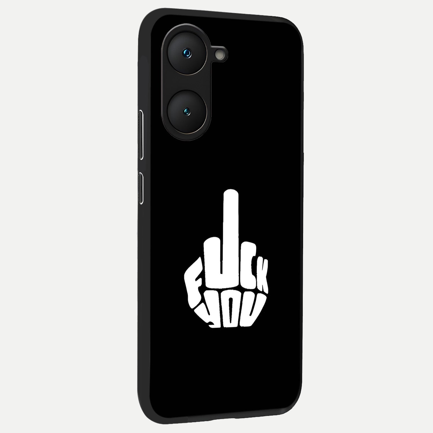  Rebel Mode On back cover for iQOO Z9 lite slim fit glass case with vibrant aesthetic design