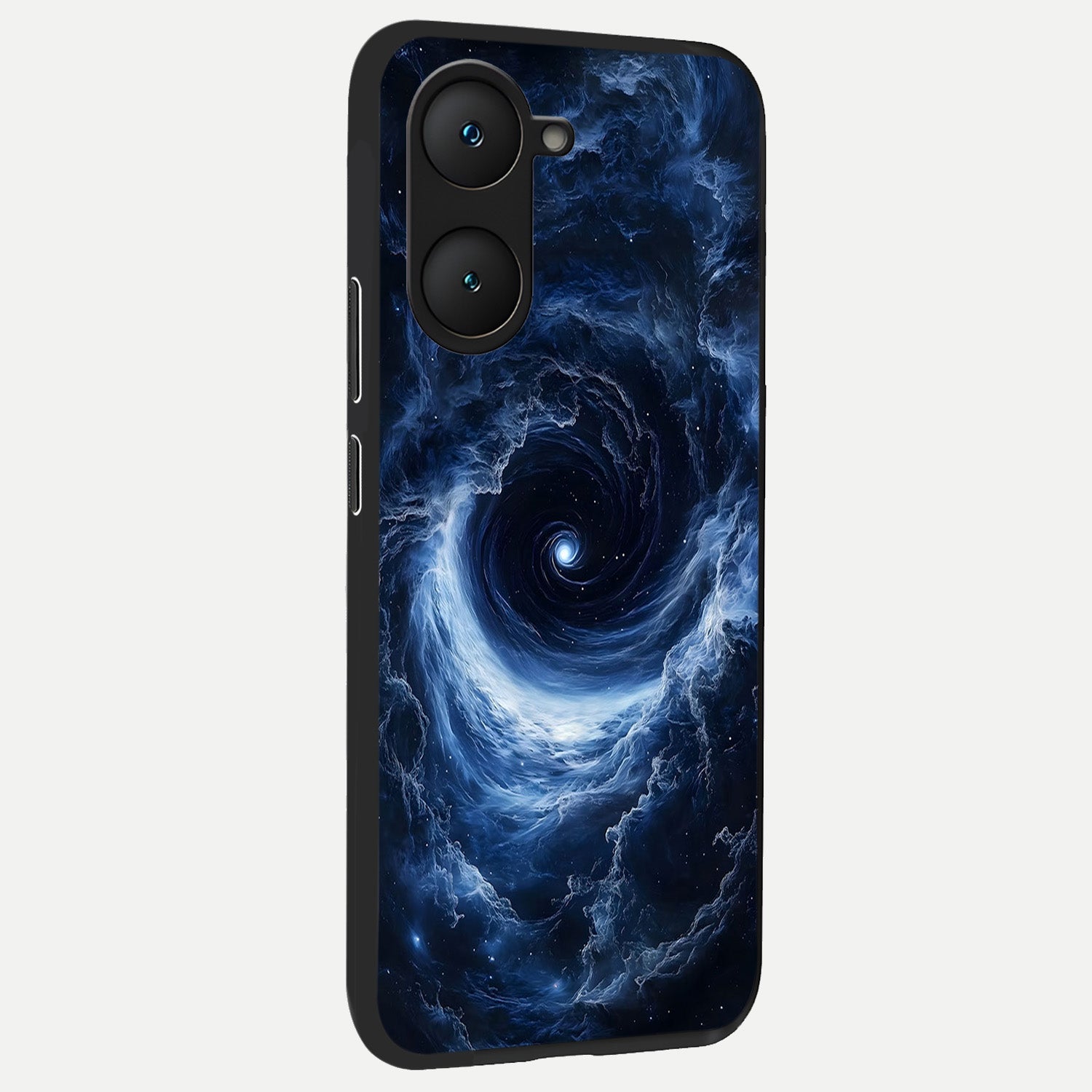  Stunning Galaxy back cover for iQOO Z9 lite slim fit glass case with vibrant aesthetic design