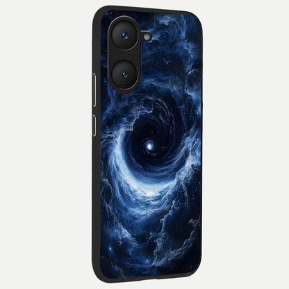  Stunning Galaxy back cover for iQOO Z9 lite slim fit glass case with vibrant aesthetic design