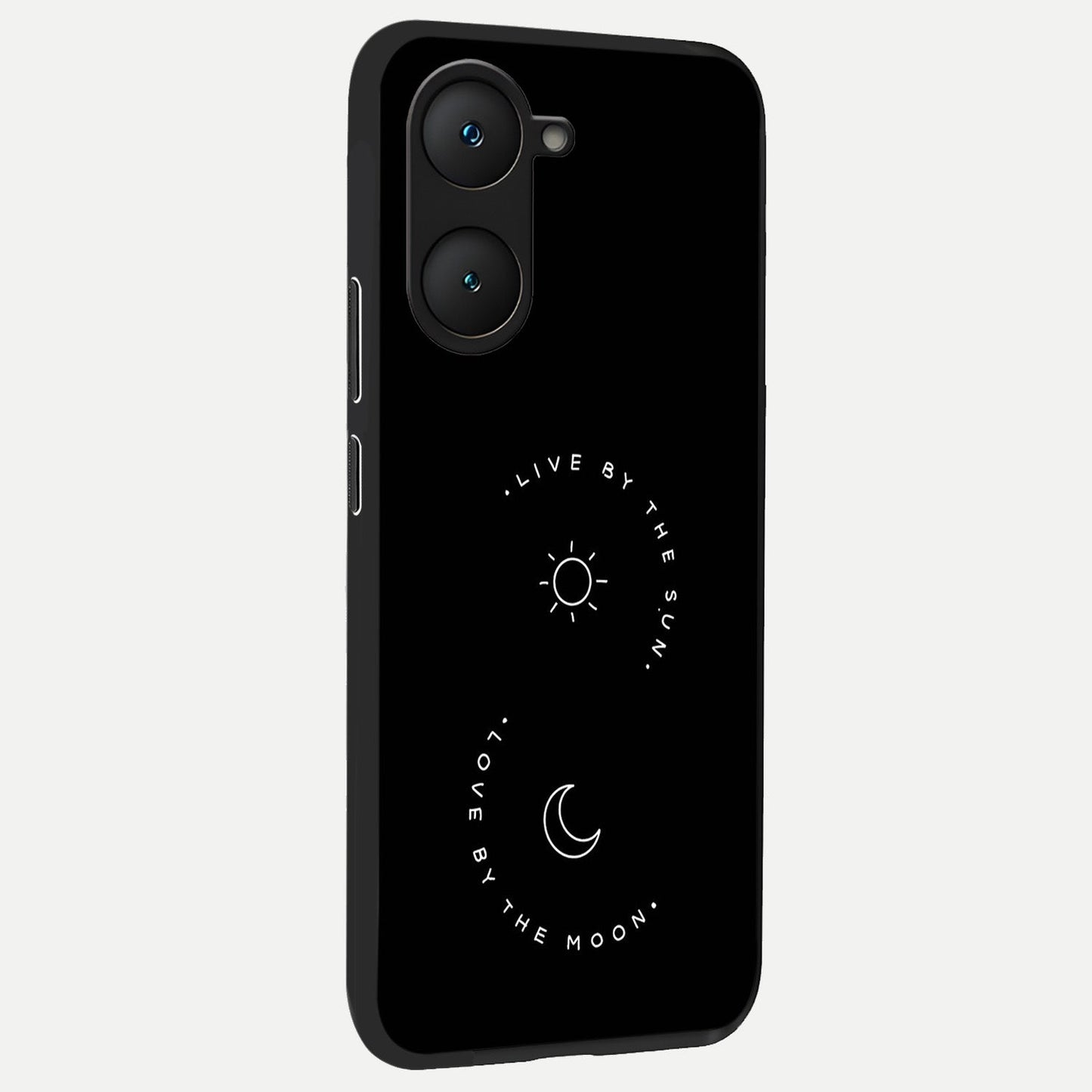  Sunflower Cat Art back cover for iQOO Z9 lite slim fit glass case with vibrant aesthetic design