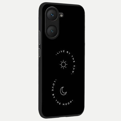 Sunflower Cat Art back cover for iQOO Z9 lite slim fit glass case with vibrant aesthetic design