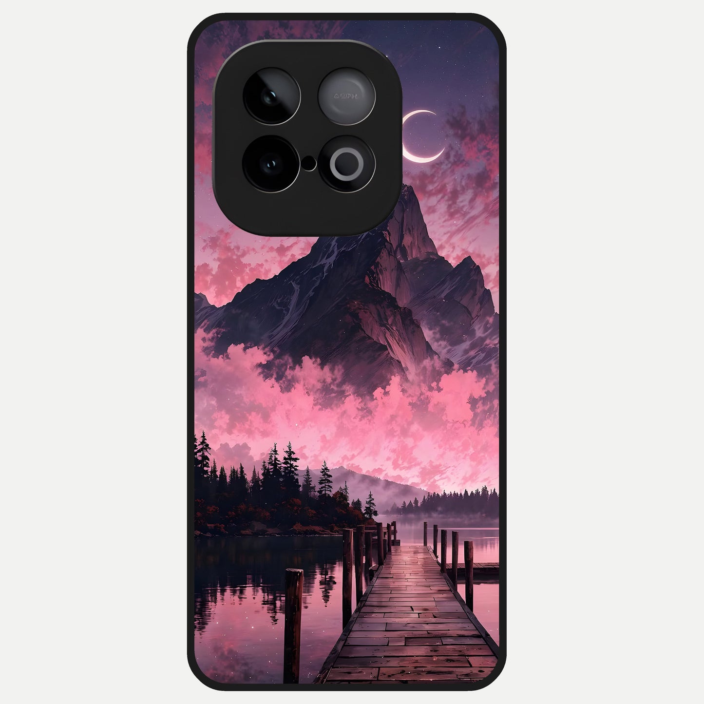  Beautiful Mountain View Glass Case for iQOO Neo 10 back cover – full design glossy printed glass finish