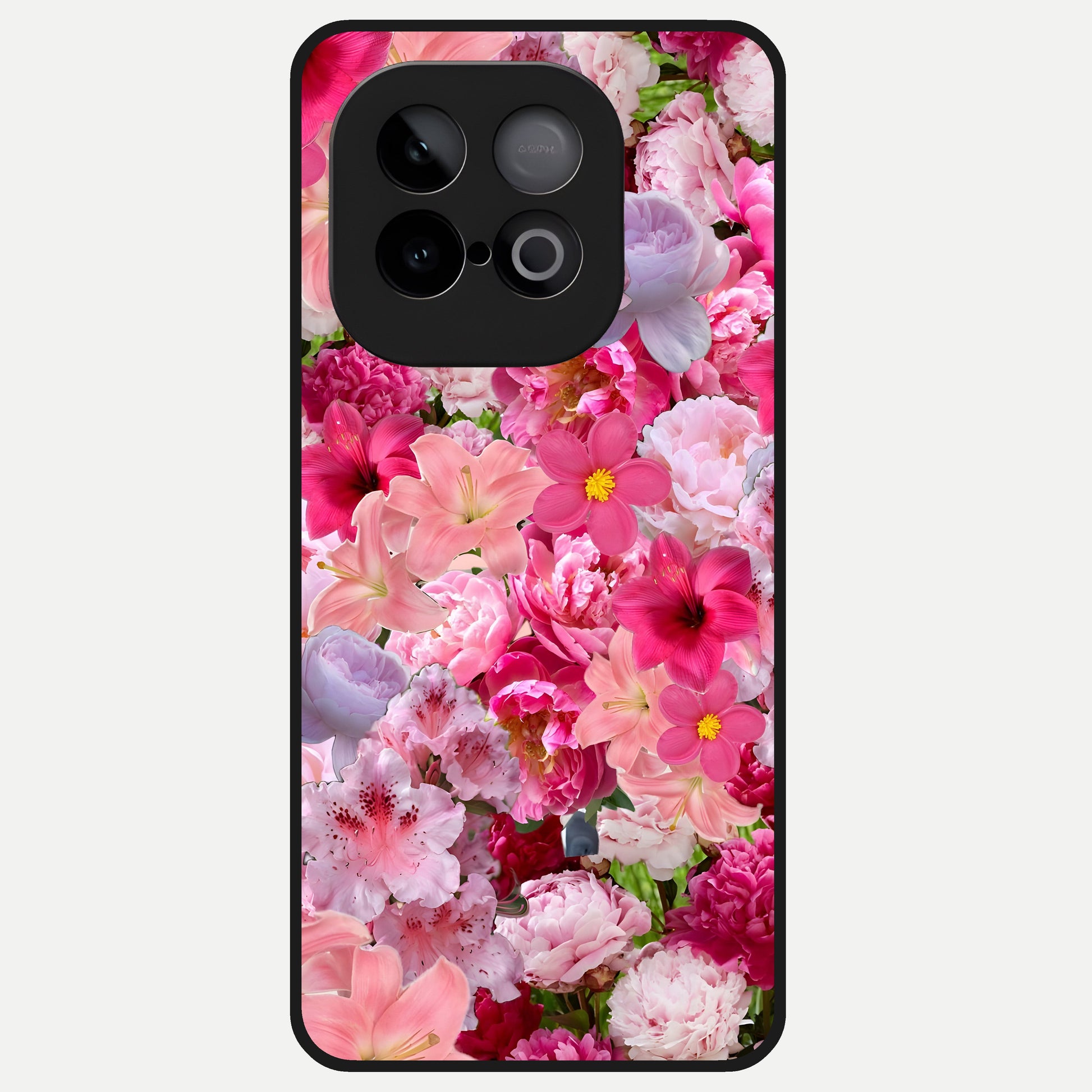  Bloom Crush Fantasy Glass Case for iQOO Neo 10 back cover – full design glossy printed glass finish