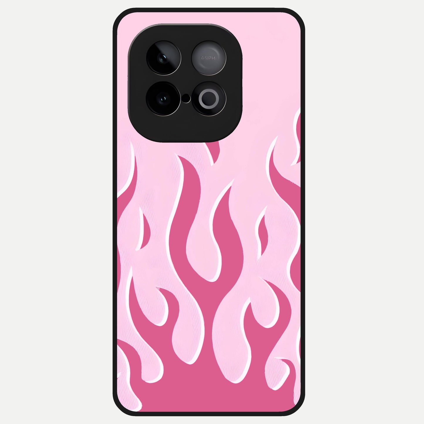 Blush Flame Energy Glass Case for iQOO Neo 10 back cover – full design glossy printed glass finish