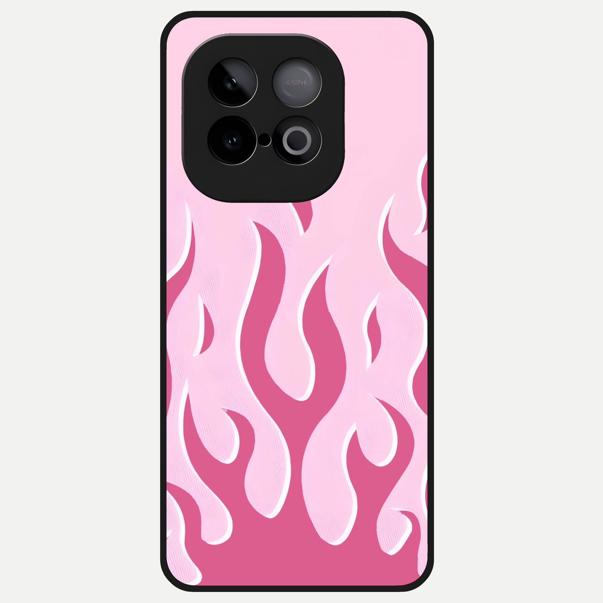  Blush Flame Energy Glass Case for iQOO Neo 10 back cover – full design glossy printed glass finish