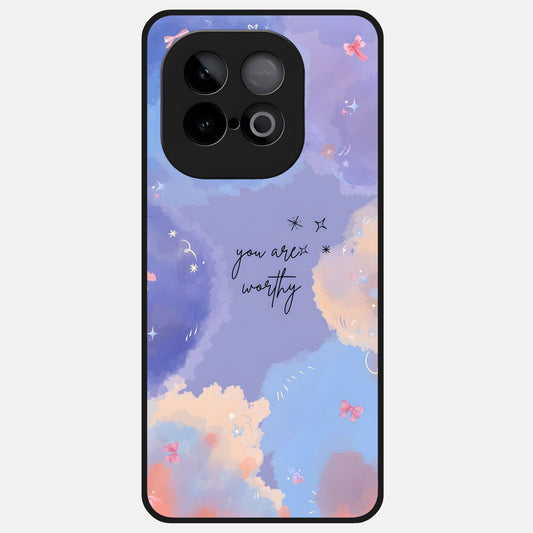  Celestial Cloud Magic Glass Case for iQOO Neo 10 back cover – full design glossy printed glass finish