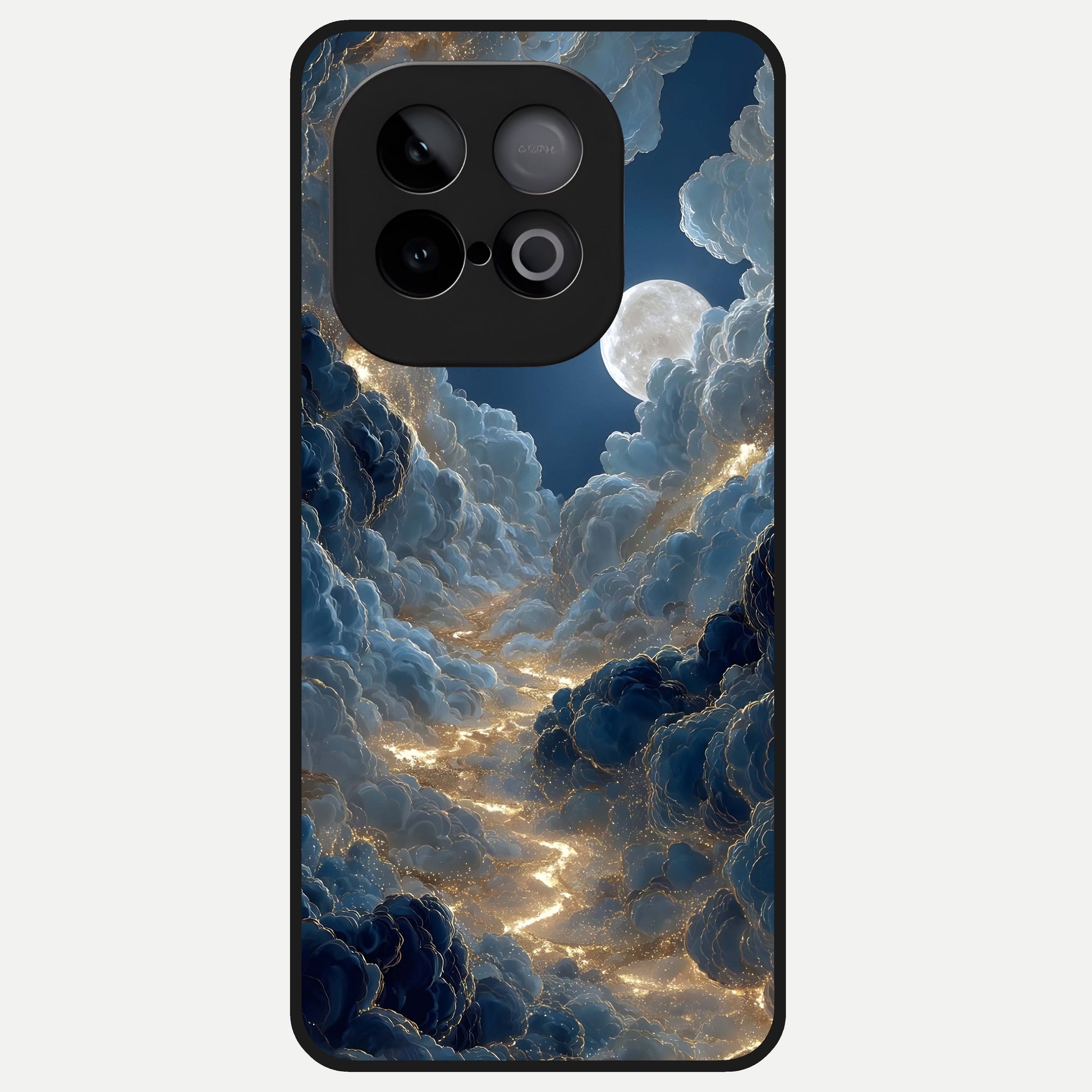  Celestial Cloud Road Glass Case for iQOO Neo 10 back cover – full design glossy printed glass finish
